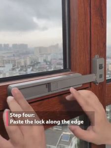 (Lil Curators) Eudemon No Drilling Window Restricter Lock For Child Proofing