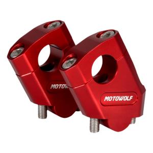 MOTOWOLF | Height Increasing Rearward Adjustable Bar Mounting Kit