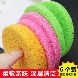 Natural Wood Pulp Face Wash Sponge Thickened Makeup Remover Beauty Tool for All Skin Types Chinese Brand Facial Cleansing Puff