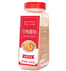 Serbuk Gamesa 500g dalam botol besar   甘梅撒粉