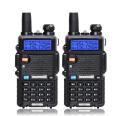 Bộ đàm Baofeng UV-5R phiên bản mới nhỏ gọn  Bộ đàm 2 băng tần số UHF/VHF kết hợp nghe đài FM và đèn pin chiếu sáng chuyên dụng cho bộ đàm, Bộ đàm công suất cao. 