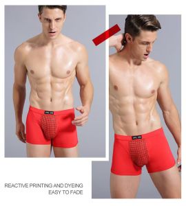 Men Briefs Boxer Shorts Breathable Comfortable Men Magnetic Therapy with 22 Health Magnets for Blood Circulation XL-6XL Size