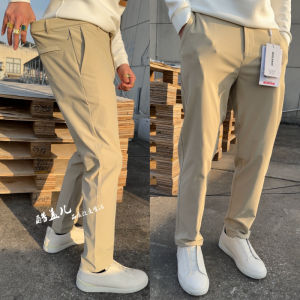 Traveler Series Premium Lightweight Elastic Breathable Thin Business Casual Pants Mens Fashion Urban Style Straight Leg Jeans