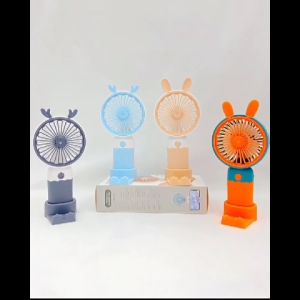 Portable Mini Fan Handheld Fan Rechargeable High Quality Strong wind volume Long battery life With Mobile Phone Holder Stand Essential Oil Adding Port