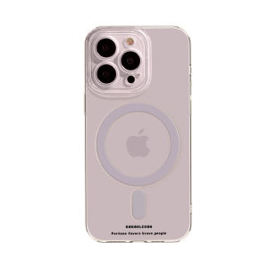 YOUSIDUN | Magnetic Transparent Full-protection Purple Phone Case Anti-drop