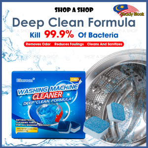 12pcs Washing Machine Cleaner Washing Machine Cleaning Cube Washing Machine Cleaning Tablets Pencuci Mesin Basuh Pembersih Mesin Basuh Sabun Cuci Basuh 洗衣机清洁剂