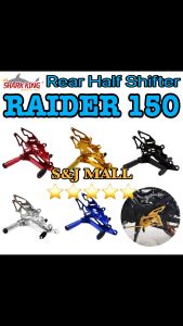 RAIDER 150 / CARB / FI / V2 Motorcycle Rear Half Shifter Set Full CNC Metal With Screws/Nuts