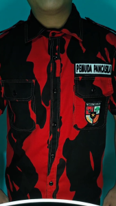 KEMEJA PEMUDA PANCASILA BORDIR TIMBUL & SKOTLET