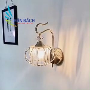 Đèn tường HANBACH pha lê cao cấp trang trí nội thất hiện đại.