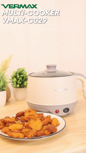 Vermax Mini Rice Cooker With Steamer Multi Cooker Portable Non-Stick Inner Pot hot pot/2L (solo)