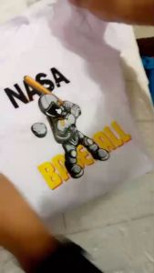 Kaos Anak Laki-Laki Umur 1-12 Tahun Motif Astronot