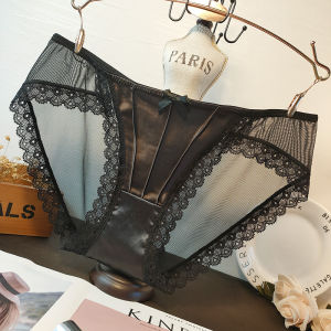 ผ้าฝ้ายสไตล์หวานลูกไม้ชุดชั้นในผู้หญิงต่ําเอวฤดูร้อนใหม่มาถึงนุ่มผ้าไหมสีชมพูกางเกงสุภาพสตรี