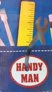 Isi Tas Kertas Bentuk Koper Motif Lucu dengan Peralatan Reparasi & Glitter Kualitas Ekspor