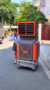 Quạt Điều Hòa Hơi Nước Công Nghiệp MAki QF360 160L 1500W Lưu Lượng Gió 35000m3 Làm Mát 200-250m2 công suất lớn Bảo Hành 12 Tháng