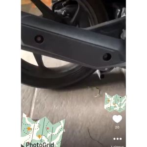 Cover Tutup Kenalpot Beat Fi 2012-2015 & Cover Tameng Knalpot Beat Fi