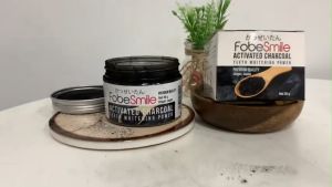 Bột Trắng Răng Than Hoạt Tính Nhật Bản FobeSmile Làm Sạch Mãng Bám Răng Trắng Tự Nhiên - Hủ 30g