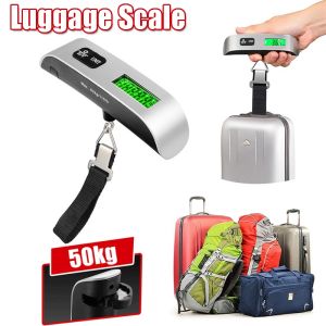 Portable Scale Digital LCD Display 110lb Electronic Luggage Hanging Suitcase Travel Weighs Baggage Bag Weight Balance