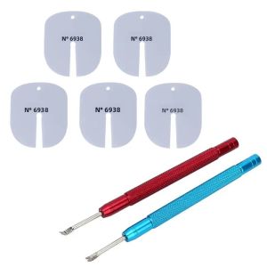 5 CÁI 6938 Dụng Cụ Bảo Vệ Mặt Số Đồng Hồ Dụng Cụ Tháo Lắp Kim Đồng Hồ Dụng Cụ Sửa Chữa Đồng Hồ Đệm Nhựa Để Tháo Lắp Mặt Đồng Hồ