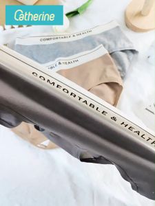 Catherine กางเกงในผู้หญิง กางเกงชั้นใน ผ้าฝ้าย เอวกลาง ระบายอากาศ สวมใส่สบาย สําหรับผู้หญิง