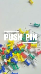 Push Pin Plastic I-Shape Push Pin Assorted Color Pins