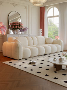 Soft Cloudy Style Sofa for Small Living Rooms