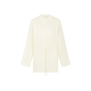 MeiYang Knitted Open Cardigan Woolen Long Sleeve Loose Sweater round Neck Button Detailing Comfortable Fit Womens Knitwear