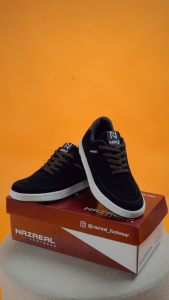 NAZ - Sepatu Sneakers Anak Laki-Laki Sepatu Sekolah Anak Warna Hitam HARISSON KIDS