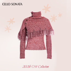 Cello Sonata | Nomadic Style Alpaca Wool Cape Cloak & Sweater Set