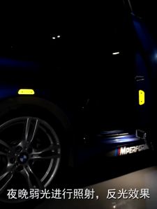 1PCS REFLECTING STICKER OPEN Tape Safety Warning Mark Reflective Car Door Motorcycle Bike Decals Kitchen