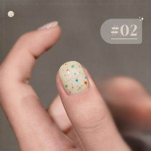 MIANEL 10ML Autumn Nails Colorful Polka Dot Jelly Gel Nail Polish 2025 New Style Small Fragrance Style Eggshell Nail Polish