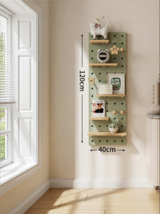 BEIQIVI | Custom Wooden Wall Shelf Coat Rack
