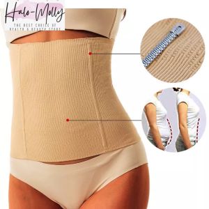 Bengkung sarung 28cm Post Natal Postpartum After Pregnancy Maternity Slimming Belt Wrap Band Black Seamless Waist Slimming Cincher Tummy Tuck Belt Control Body Shaper Magic Girdle