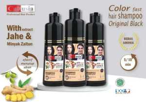 Shampoo Penghitam Uban Cultusia Penghilang Uban