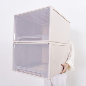 Transparent Plastic Drawer Storage Box For Clothes Underwear