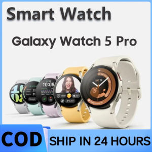 【1 Year Warranty】Local shipment New Product 2024 Galaxy Watch 5 Pro 1.39‘’AMOLED (44MM) Bluetooth Call Smart Watch HD Screen NFC Offline Paym GPS Sports Fitness Watch IP68 Waterproof Smart Watch Mens and womens watches free shipping