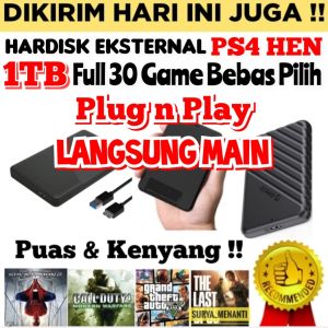 Hardisk PS4 HEN 1TB / HDD EKSTERNAL FULL GAME FAVORITE