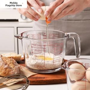 MOLIDA | Egg Mixing Glass Measuring Cup With Handle Scale Cream Spout