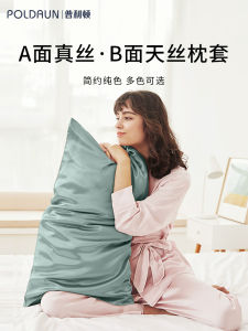 Pulidun Single Person Silk Pillowcase Envelope Style Latex Silk Lye Tian Silk Pillow Cover Bedding Accessories Poldaun Brand