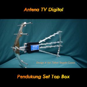 Antena TV Digital Murah ZC 205: Antena TV Digital Super Jernih Tahan Segala Cuaca Antena Digital STB
