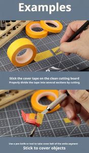 18m USTAR Masking Tape Kit: Perfect Tool for Gundam Gunpla & DIY Model Building