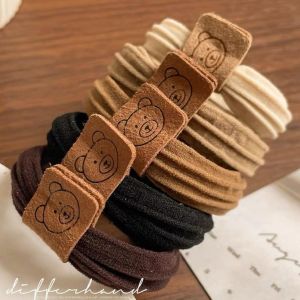 ยางรัดผมหมีน่ารัก ยางรัดผมยืดหยุ่นสูง ทนทาน สำหรับผู้หญิง ผู้ใหญ่ นักเรียน ประดับผม แฟชั่น น่ารัก ทนทาน ยางรัดผม