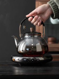 Timemore | Bộ Trà Kính với ấm Trà kiểu Trung Quốc có quai đan