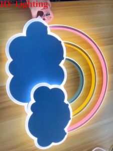 Lampu kamar anak-anak lampu kamar kartun kreatif lampu kamar kartun modern lampu kamar tidur lampu langit-langit kamar tidur