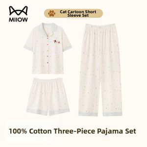 MiiOW | Summer Sweet & Cartoon Loose Sleepwear Set