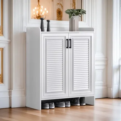 All Aluminum Alloy Large Capacity Shoe Cabinet for Home Courtyard Garden Balcony Waterproof Sun Protection Storage Cabinet