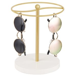 Sunglass Storage Holder Eyewear Display Stand with Anti-Slip Base Compact Glasses Rack Organizer for Bedroom Office Retail Shop