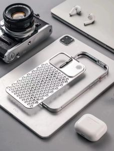 R-just phone case For Samsung Galaxy S25 S24 S23 S22 Ultra Heat dissipation and breathability Aromatherapy tablets Aluminum alloy Casing