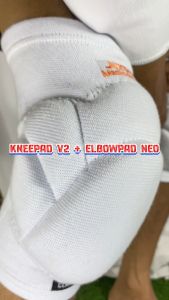Kneepad Jonas V2 Terbaru Elbowpad Neo Deker Pelindung Lutut Siku Olahraga Kiper Futsal Sepakbola Hitam Putih All Size
