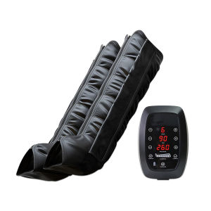 Salorie 6 Chambers Air Compression Massage System Arm Waist Leg Body Massager Compression Pump Recovery Boots Rechargeable Foot Leg Massage Machine AirWrap