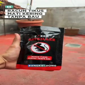 PROMO BUNDLING 3PCS Ratkiller Racun Tikus Mati Kering Tanpa Bau 250 Gram Ampuh Original Bergaransi